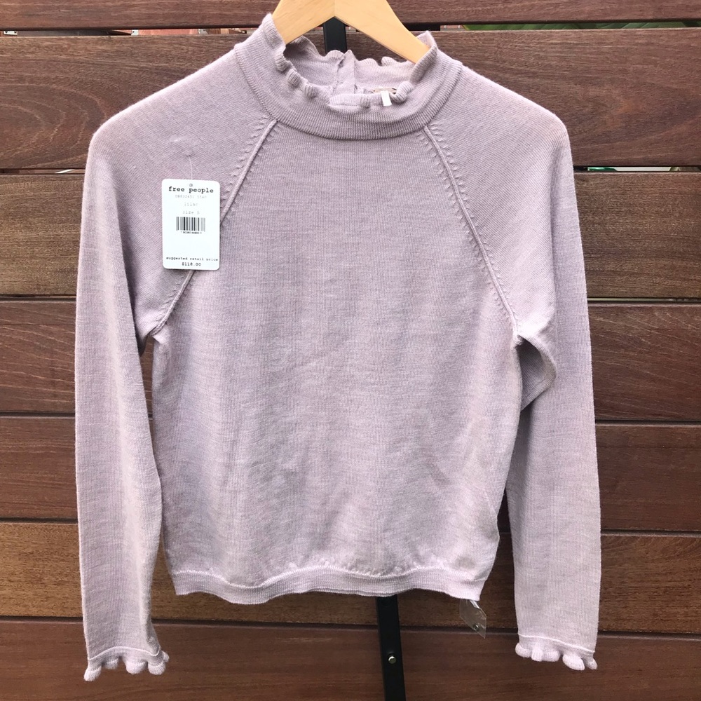 Neddle Thread Mockneck Sweater Lilac